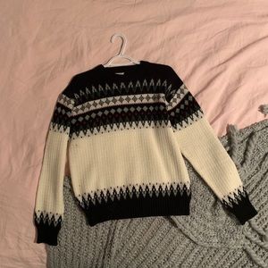 Boyfriend crewneck sweater